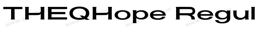 THEQHope Regular字体转换